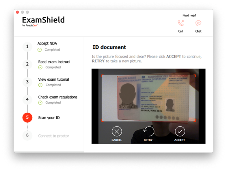 ID document capture options