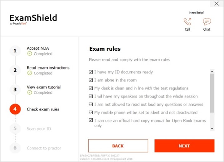 Exam Rules