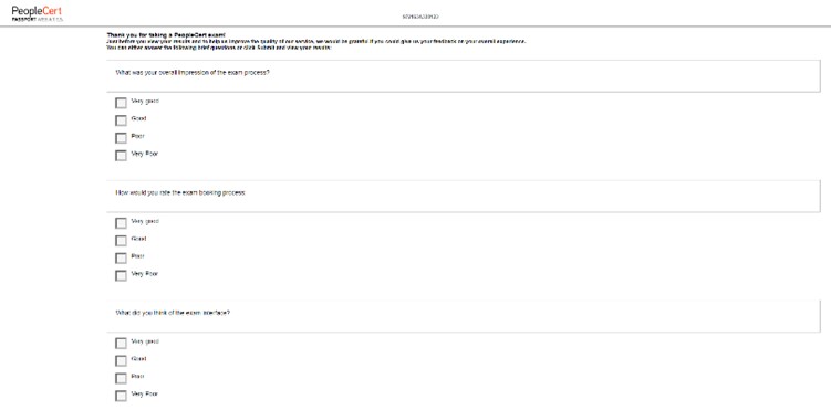 Satisfaction Survey